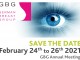 REGISTRATION OPEN: GBG Annual Meeting 2021